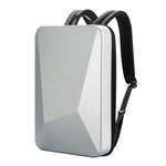 Bopai 61-93318A Hard Shell Waterproof and Expandable Backpack with USB Charging Hole, Spec:, Regular (Silver), Password (Silver), Regular (Black), Password (Black)