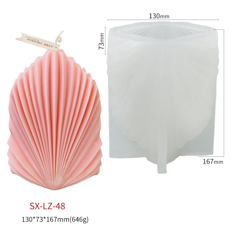 قالب سيليكون شمعة معطرة بشكل صدفة، LZ-48، LZ-66، LZ-197، LZ-217، LZ-216، SX-LZ-305، SX-LZ-306، SX-LZ-307