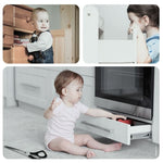 10 PCS Child Safety Lock Baby Anti-pinch Hand Protection Lock, Right Angle