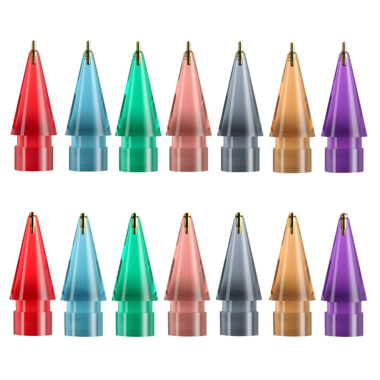 إبر بديلة شفافة لقلم ستايلس 2 قطع لـ Apple Pencil 1/2، المواصفات: ممتدة (أحمر)، ممتدة (أزرق)، ممتدة (أخضر)، ممتدة (وردي)، ممتدة (رمادي)، ممتدة (ذهبي)، ممتدة (بنفسجي)، دائرية (أحمر)، دائرية (أزرق)، دائرية (أخضر)، دائرية (وردي)