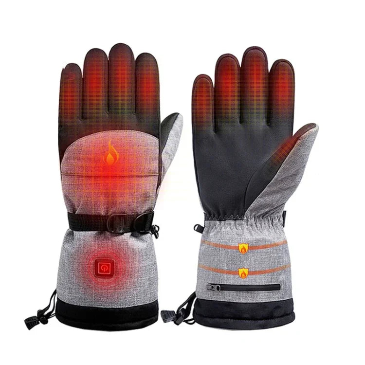 Winter Heating Hand Warmer Electric Thermal Gloves ,Specification:, Only Gloves, With Battery Box