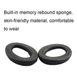 2 PCS Headset Earmuffs Sponge Case For Sennheiser PXC450/PXC350/PC350, Spec:, Protein, Black Velvet, Brown Velvet, Frosted Leather, Wrinkled Leather