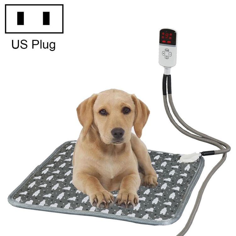 CW45 45x45cm Multi-level Temperature Regulating Timing Pet Heating Pad, Spec:, US Plug, UK Plug, EU Plug
