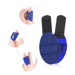 2 PCS Finger Straps Postoperative Rehabilitation Finger Protectors, Red, Blue, Black, Skin Color