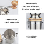 Household Stainless Steel Hand Crank Coffee Bean Grinder, Hand Crank