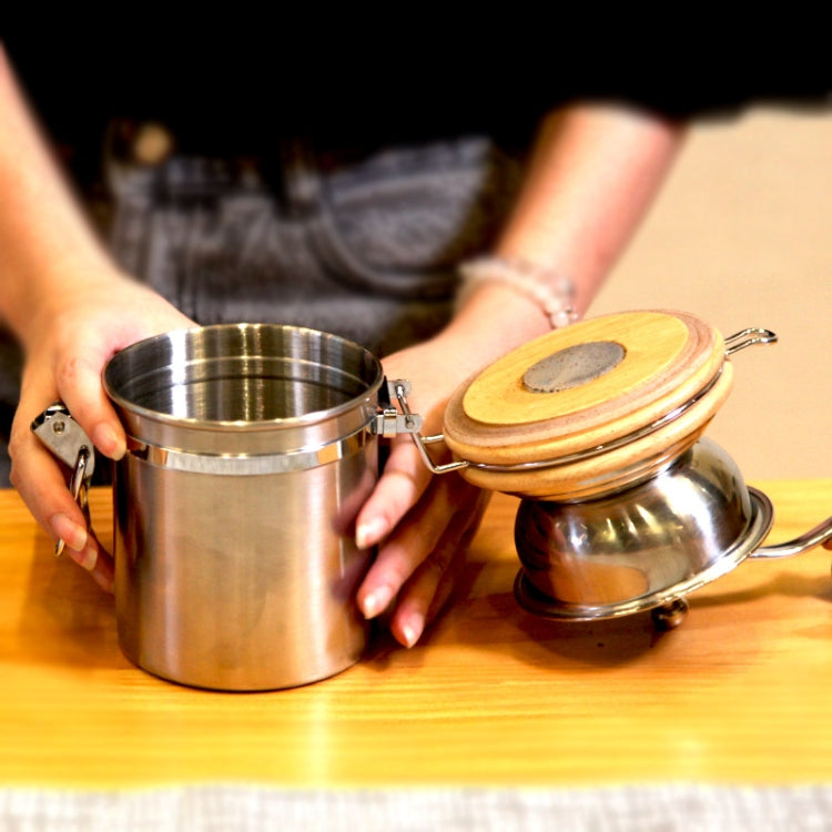 Household Stainless Steel Hand Crank Coffee Bean Grinder, Hand Crank