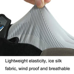 1 Pair QX0002 Sports Sunscreen Touch Screen Non-slip Wear Resistant Shock Absorbing Cycling Gloves, L