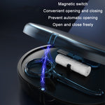 Magnetic Braces Holder Beauty Mirror Storage Box With Chewing Glue, Black, Navy