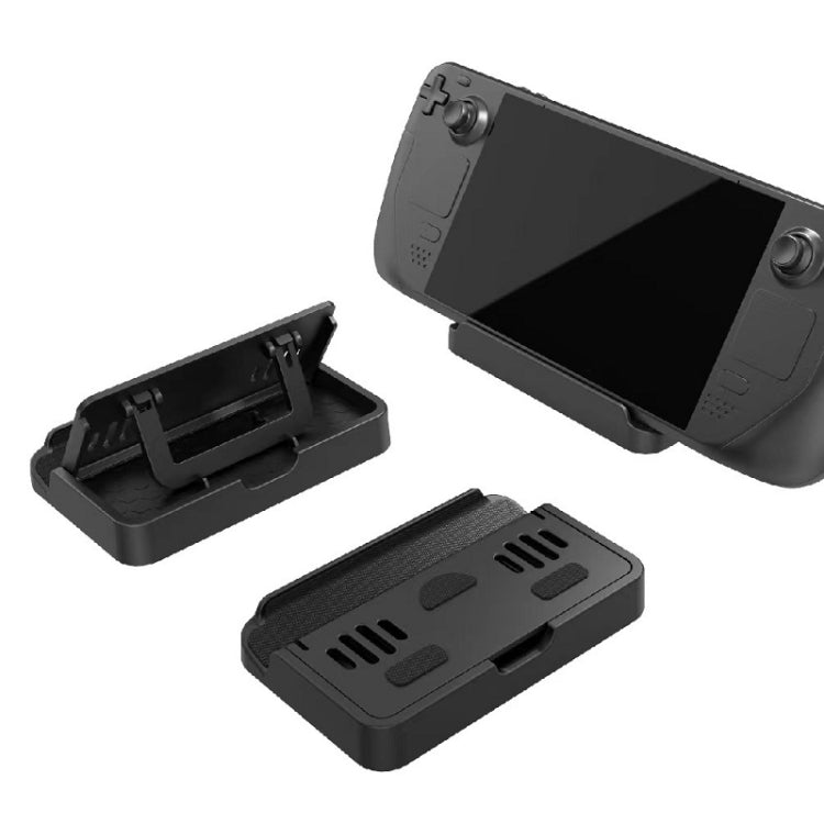 PGTECH For Steam Deck Adjustable Folding Console Stand + Trackpad Sticker Set, PGTECH Console Stand + Trackpad Sticker