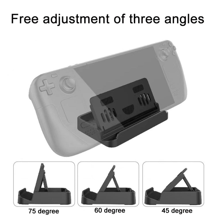 PGTECH For Steam Deck Adjustable Folding Console Stand + Trackpad Sticker Set, PGTECH Console Stand + Trackpad Sticker