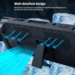 JYS For Steam Deck Handheld TPU Case + Touchpad Button Sticker, TPU Case + Touchpad Button Sticker