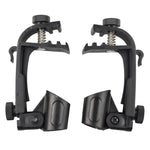 2 PCS  Adjustable Clip On Drum Rim Shock Mount Microphone Mic Clamp Holder, M00661