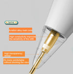 رأس قلم بديل شفاف لقلم ستايلس لـ Apple Pencil 1/2، الأنماط: إبرة ذهبية 5.0، إبرة ذهبية 6.0، إبرة ذهبية 7.0، إبرة فضية 5.0، إبرة فضية 6.0، إبرة فضية 7.0