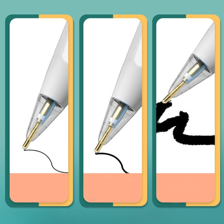 رأس قلم بديل شفاف لقلم ستايلس لـ Apple Pencil 1/2، الأنماط: إبرة ذهبية 5.0، إبرة ذهبية 6.0، إبرة ذهبية 7.0، إبرة فضية 5.0، إبرة فضية 6.0، إبرة فضية 7.0