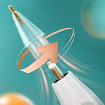 رأس قلم بديل شفاف لقلم ستايلس لـ Apple Pencil 1/2، الأنماط: إبرة ذهبية 5.0، إبرة ذهبية 6.0، إبرة ذهبية 7.0، إبرة فضية 5.0، إبرة فضية 6.0، إبرة فضية 7.0