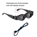 DM0125 3X Fishing Binoculars Adjustable Focus Glass Type Binoculars, Hardcover, With Grey Polarised Lens, With Yellow Polarised Lens, With Red Polarised Lens, With Grey + Yellow  Lens, With Tricolour  Lens