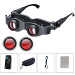 DM0125 3X Fishing Binoculars Adjustable Focus Glass Type Binoculars, Hardcover, With Grey Polarised Lens, With Yellow Polarised Lens, With Red Polarised Lens, With Grey + Yellow  Lens, With Tricolour  Lens