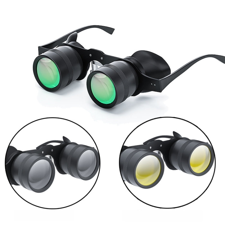D-1548 10x HD Adjustable Focus Fishing Binoculars,Spec:, Only Binoculars, With Grey Polarised Lens, With Yellow Polarised Lens, With Red Polarised Lens, With Grey+Yellow Polarised Lens, With Tricolour Polarised Lens