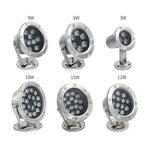 LED Underwater Light Pool Fish Pond Fountain Waterproof Landscape Light, 3W, 6W, 9W, 12W, 18W, 24W