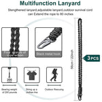 QD-258 Outdoor Multifunctional Hand-woven Metal Buckle Paratroopers Ropes Lanyard, QD-258 Paratroopers Ropes(Red), QD-258 Paratroopers Ropes(Black), QD-258 Paratroopers Ropes(Dark Blue)