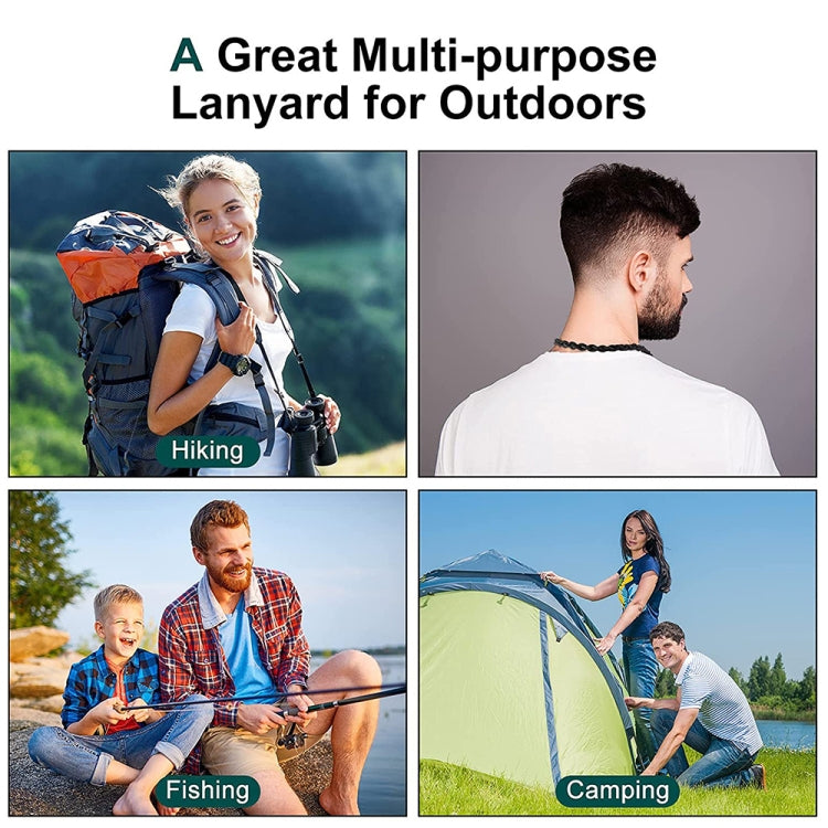 QD-258 Outdoor Multifunctional Hand-woven Metal Buckle Paratroopers Ropes Lanyard, QD-258 Paratroopers Ropes(Red), QD-258 Paratroopers Ropes(Black), QD-258 Paratroopers Ropes(Dark Blue)