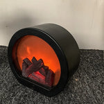 Simulation Flame Touch Switch Fireplace Light Ornaments