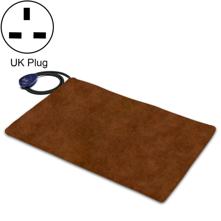 12V Low Voltage Multifunctional Warm Pet Heating Pad Pet Electric Blanket, 65x40cm Coffee
