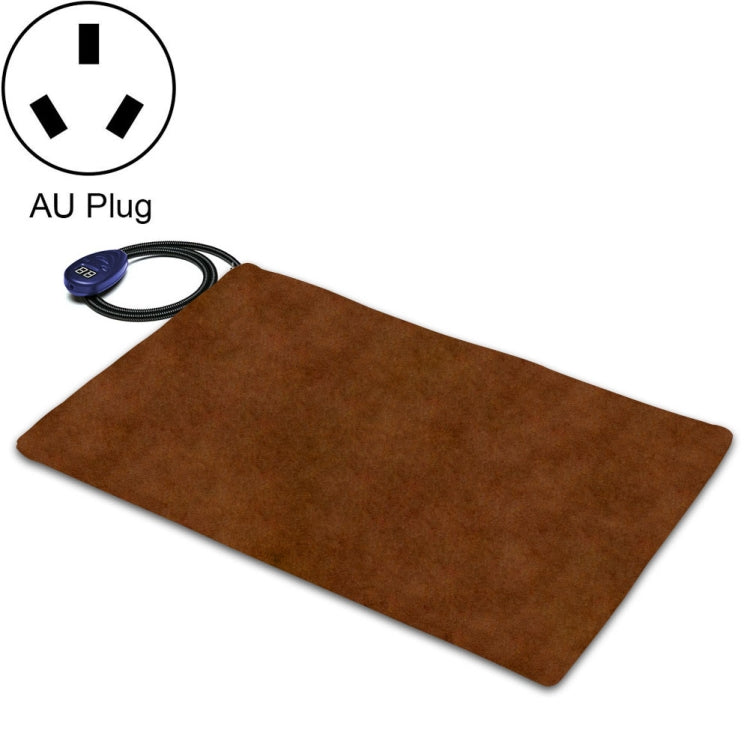 12V Low Voltage Multifunctional Warm Pet Heating Pad Pet Electric Blanket, 65x40cm Coffee
