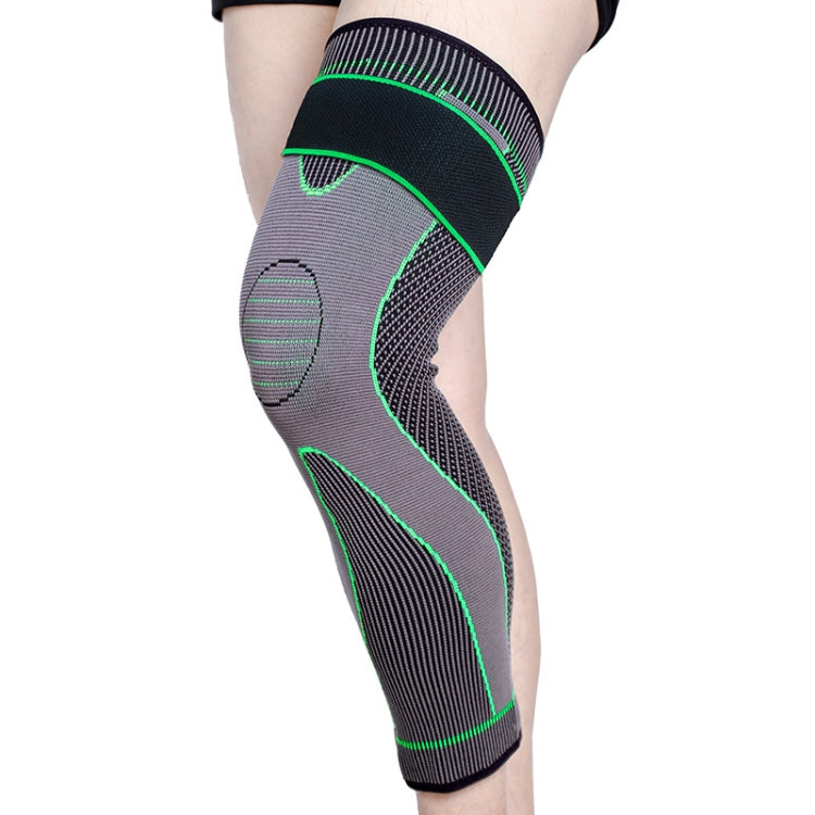 Nylon Knitted Riding Sports Extended Knee Pads, XL, XXL