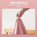 8 PCS Non-marking One-touch Unlocking Mushroom-shaped Quilt Fixer, Pink+Cloth Needle, Blue+Cloth Needle