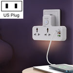 مقبس شحن سريع منزلي متعدد الوظائف LDNIO SC2311 20 واط PD+QC 3.0 مع وظيفة إضاءة ليلية، المواصفات: قابس الاتحاد الأوروبي، قابس المملكة المتحدة، قابس الولايات المتحدة