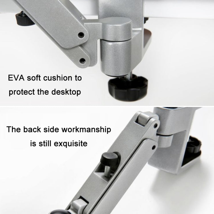 Aluminum Alloy Computer Desk Wrist Brace Arm Bracket, Liftable Gray, Liftable Silver, Non-liftable Gray, Non-liftable Silver