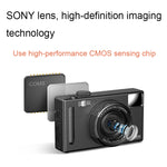 R1 48 Million HD Pixels 3.0 Inch IPS Screen Children Digital Camera, Spec:, Black, Pink, Black+Card Reader, Pink+Card Reader