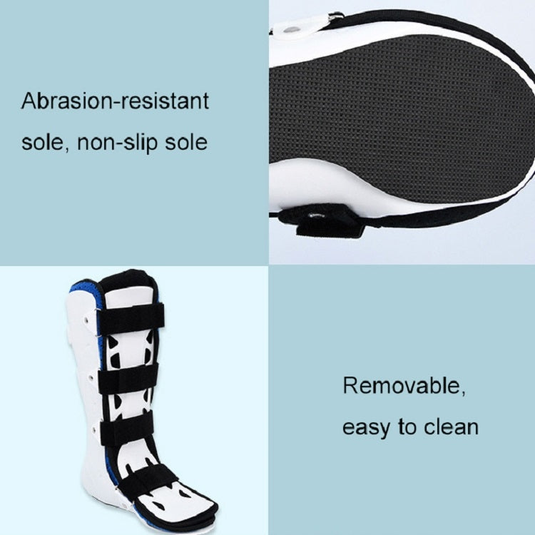 Calf Ankle Fracture Sprain Fixation Brace Plaster Shoe Foot Support Brace, S Left, S Right, M Left, M Right, L Left, L Right