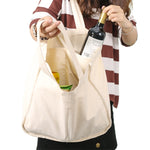 NIEN Compartmentalized Shopping Bag Fruit and Vegetable Handle Canvas Bag, Style:, Shopping Bag Polyester Cotton, Shopping Bag Pure Cotton