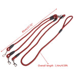 140cm 3 In 1 Leash Multi-head Dog Walking Rope, 140cm 3 In 1 Red, 140cm 3 In 1 Rose Red, 140cm 3 In 1 Blue