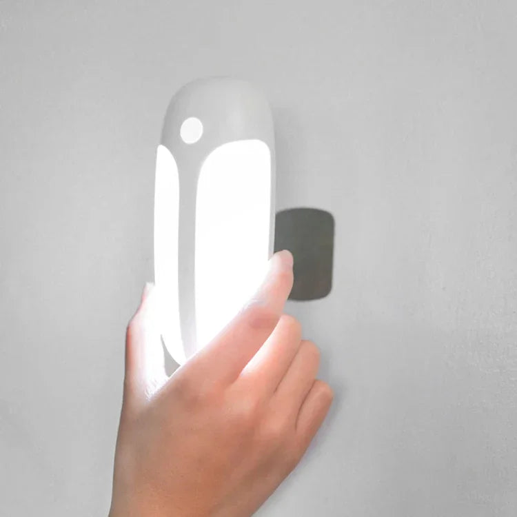 USB Rechargeable Firefly Smart Body Sensor LED Light, White Light