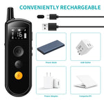 Remote Dog Trainer Rechargeable Waterproof Pet Electric Shock Collar, Receiver
