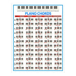 Staff Piano Chord Practice Picture Coated Paper 88 Keys Beginner Piano Fingering Chart, Size:, Small, Large