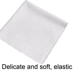 10PCS Wind Guitar Cleaning Cloth Piano Wipe Jean Cloth, Gray