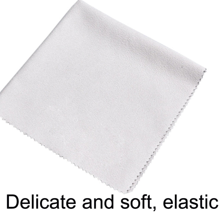 10PCS Wind Guitar Cleaning Cloth Piano Wipe Jean Cloth, Gray