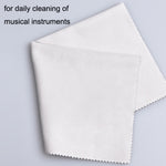 10PCS Wind Guitar Cleaning Cloth Piano Wipe Jean Cloth, Gray
