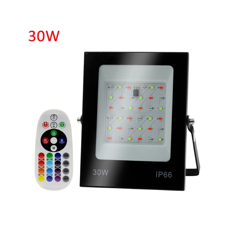 Colorful RGB Changing LED Flood Light With Remote Control, 30W, 100W, 200W