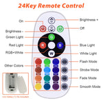 Colorful RGB Changing LED Flood Light With Remote Control, 30W, 100W, 200W