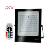 Colorful RGB Changing LED Flood Light With Remote Control, 30W, 100W, 200W