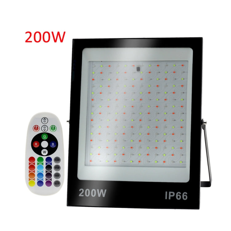 Colorful RGB Changing LED Flood Light With Remote Control, 30W, 100W, 200W