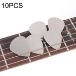 10PCS Thumb Fingers Metal Stainless Steel Bayse Guitar Paddles, Steel Bayse Guitar Paddles