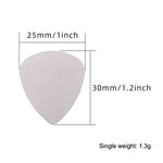 10PCS Thumb Fingers Metal Stainless Steel Bayse Guitar Paddles, Steel Bayse Guitar Paddles