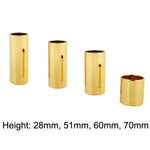 2PCS Stainless Steel Guitar Slide Tube Folk Slide Block, 28mm(Silver), 51mm(Silver), 60mm(Silver), 70mm(Silver), 28mm(Gold), 51mm(Gold), 60mm(Gold), 70mm(Gold), 28mm(Black), 51mm(Black), 60mm(Black), 70mm(Black)