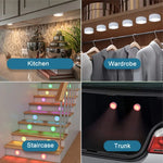 13-colour Remote Control Ambient Light Cabinet Touch Hockey Night Light, 3 Light 1 Remote Set, 6 Light 2 Remote Set